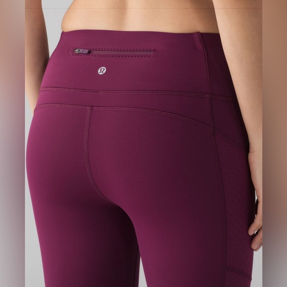 Lululemon Mind Over Miles Crop Marvel Leggings 17” Size 10 - Picture 7 of 17